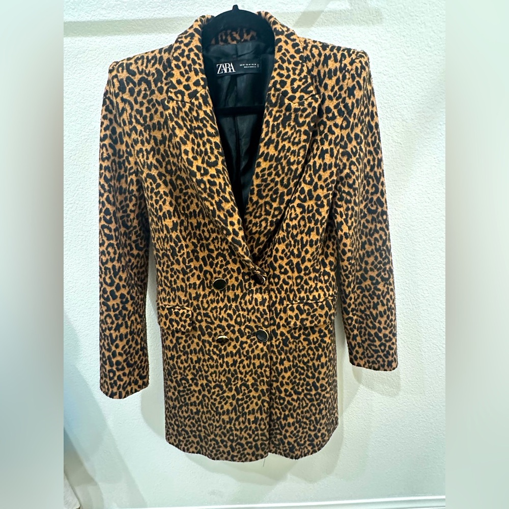 Zara Leopard Coat